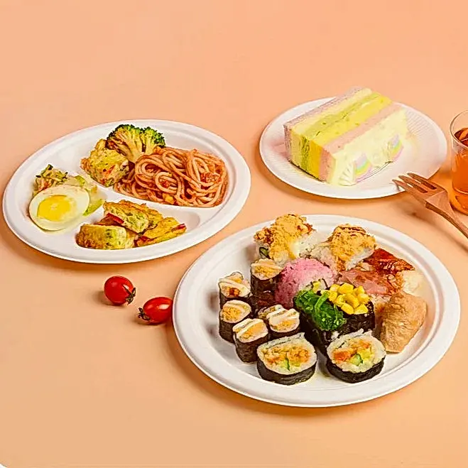 Bagasse Compostable Catering Supplies