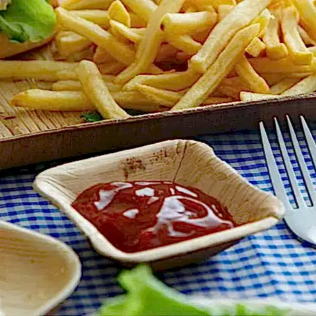 3.5" (9cm) Square Disposable Bowls - Canape Dips - Eco Leaf Products