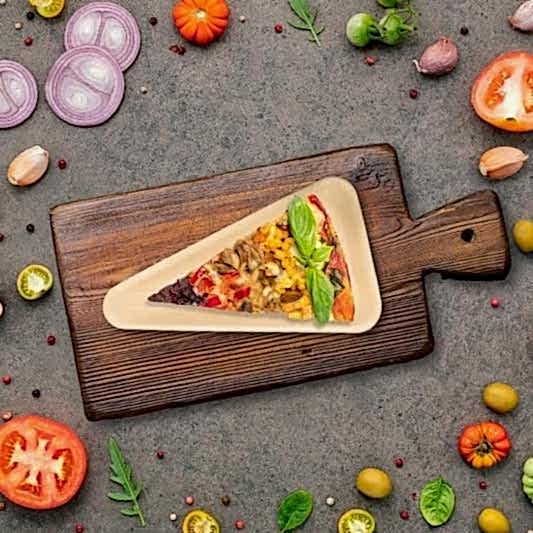 Triangle Disposable Tray 10" (25cm)