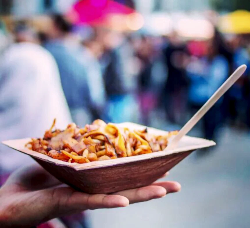 6.5" (16cm) Square Palm Leaf Disposable Bowls - Eco Leaf Products