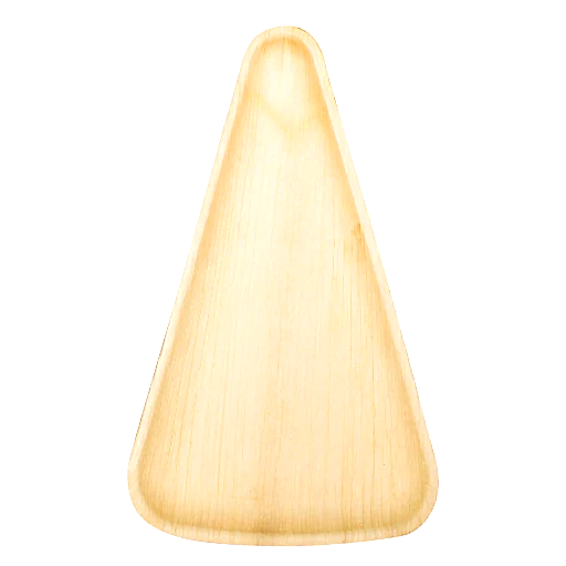 Palm Leaf Triangle Slice Plates 10" (25cm) - Eco Leaf Products
