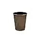 12oz Double Wall Bamboo Paper Cup Kraft - Small - Eco Leaf Products
