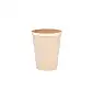 8oz Double Wall Bamboo Paper Cup Kraft - Eco Leaf Products