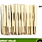 9cm (3.5") Wooden Bamboo Buffet Forks - Eco Leaf Products