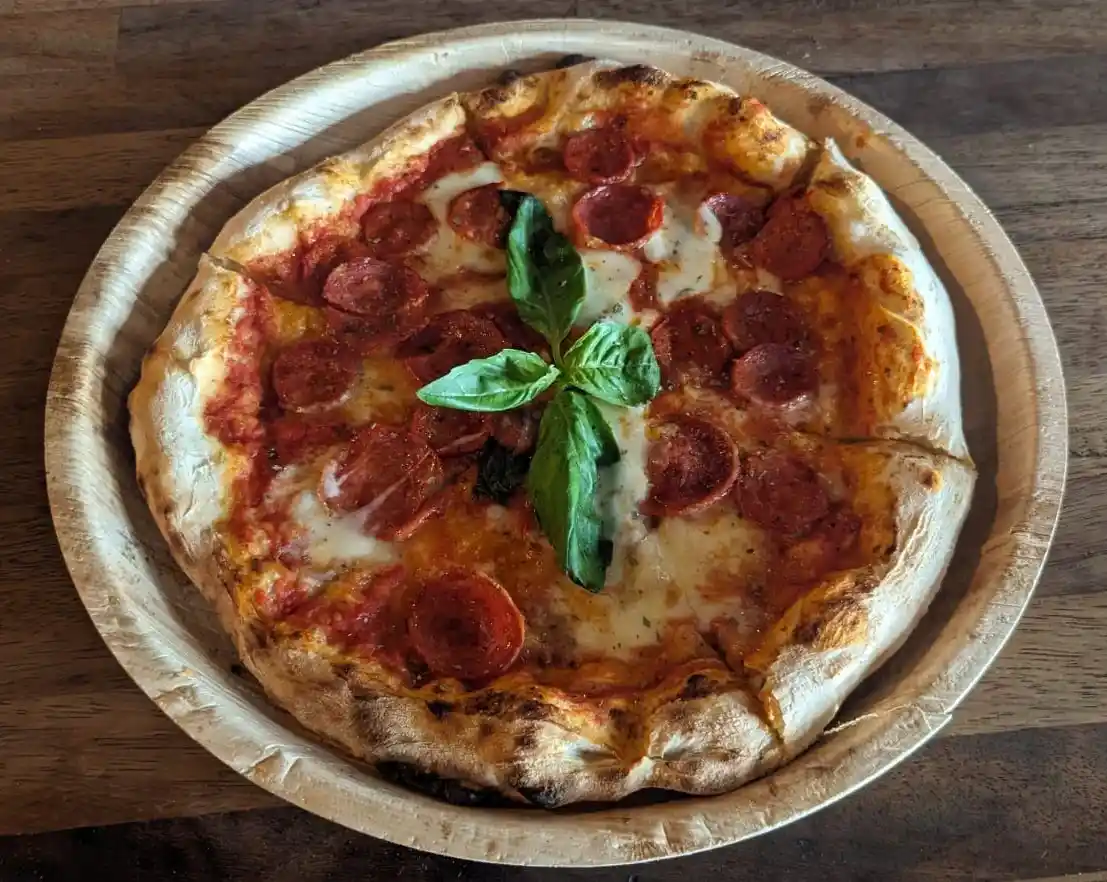 14" (36cm) X-Large Pizza Disposable Bamboo Plates - Eco Leaf Products