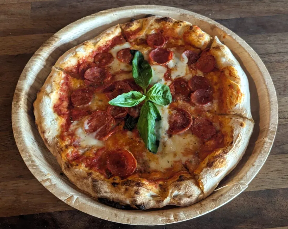 14" (36cm) X-Large Pizza Disposable Bamboo Plates - Eco Leaf Products