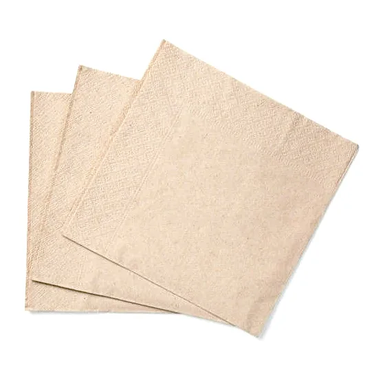 Brown 2-ply Paper Napkins - Eco Leaf Products