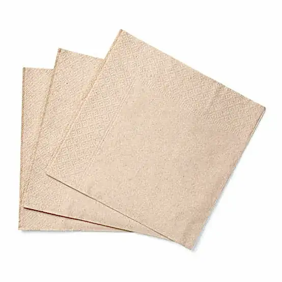 Brown 2-ply Paper Napkins - Eco Leaf Products