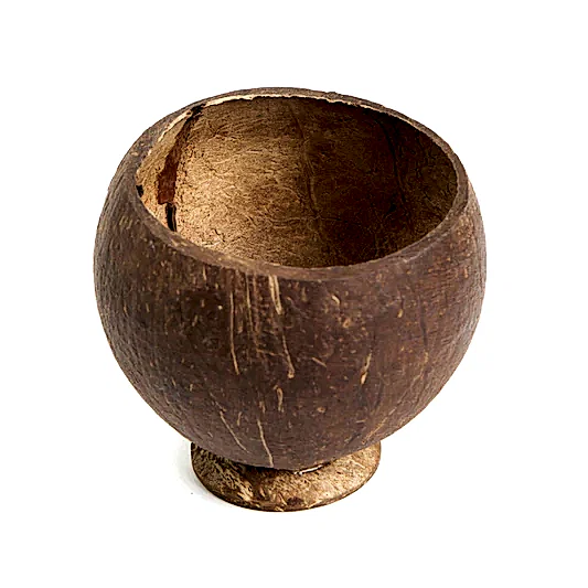 Polished Coconut Cup 300ml - Reusable, Handmade & Eco-Friendly - Eco Leaf Products
