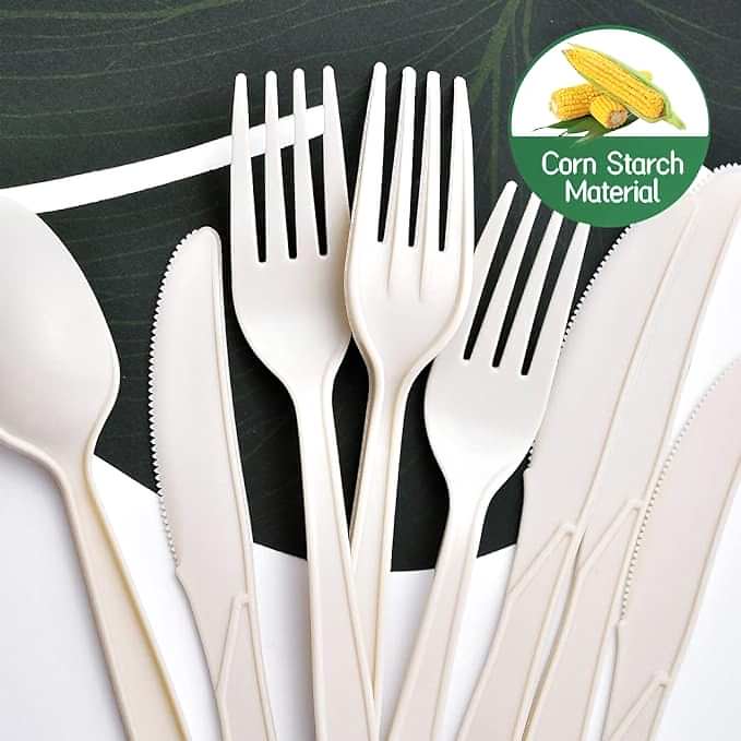 Premium Cornstarch Spoons - Eco Leaf Products