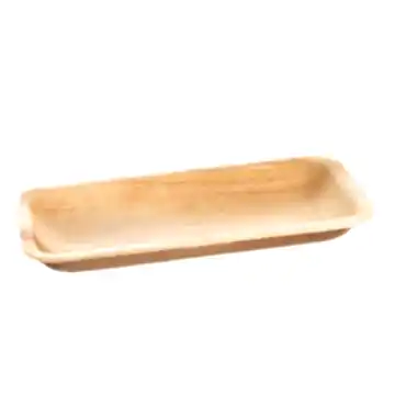 Sushi Serving Disposable Bamboo Tray 7" x 3" (18cm x 8cm) - Eco Leaf Products