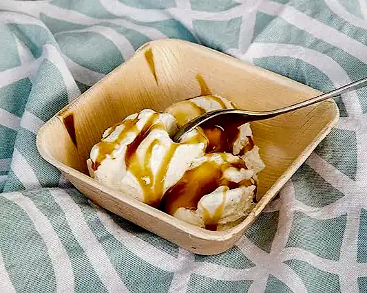 6" (15 cm) Square Disposable Bamboo Bowls - Eco Leaf Products