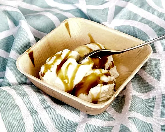 6" (15 cm) Square Disposable Bamboo Bowls - Eco Leaf Products