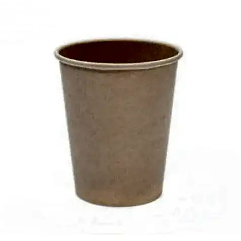 Bamboo Paper Cups - Brown Kraft Single Wall 8oz Medium - Eco Leaf Products