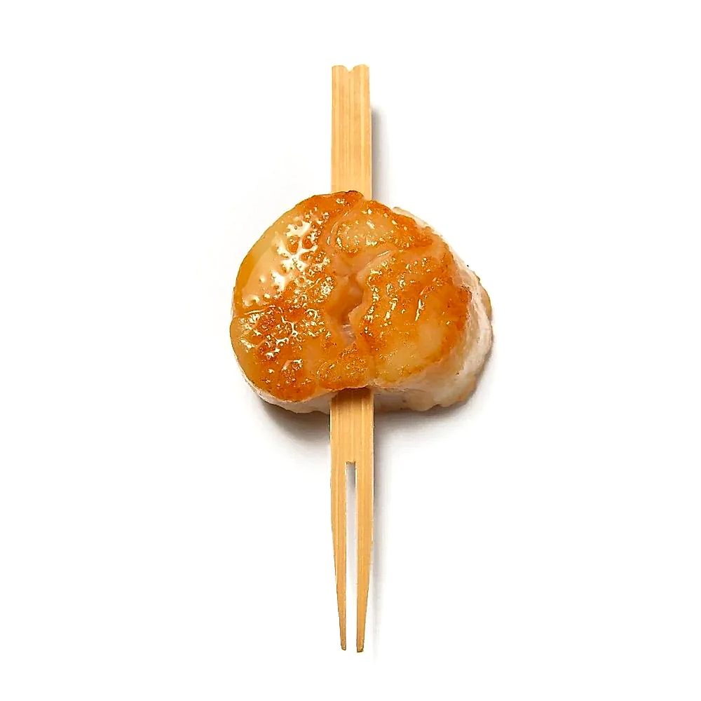 9cm (3.5") Wooden Bamboo Buffet Forks - Eco Leaf Products