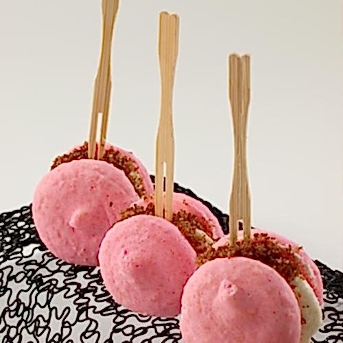 9cm (3.5") Wooden Bamboo Buffet Forks - Eco Leaf Products