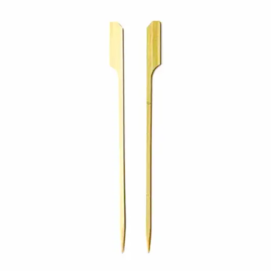 12cm (4.7") Bamboo Paddle Skewers Teppo Gushi Gun Shape - Eco Leaf Products