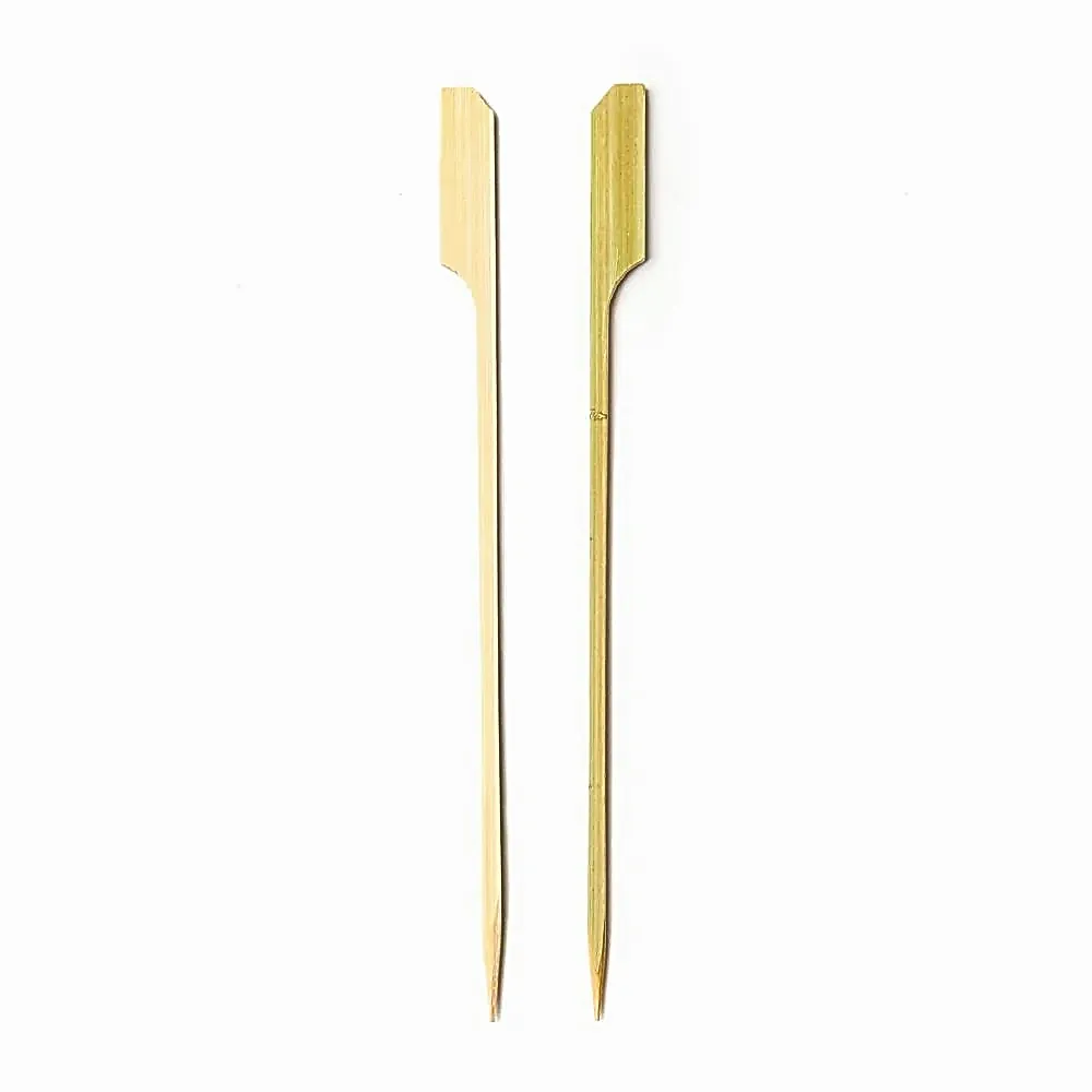 12cm (4.7") Bamboo Paddle Skewers Teppo Gushi Gun Shape - Eco Leaf Products
