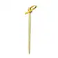 9cm (3.5") Bamboo Skewers Knot Looped - Eco Leaf Products