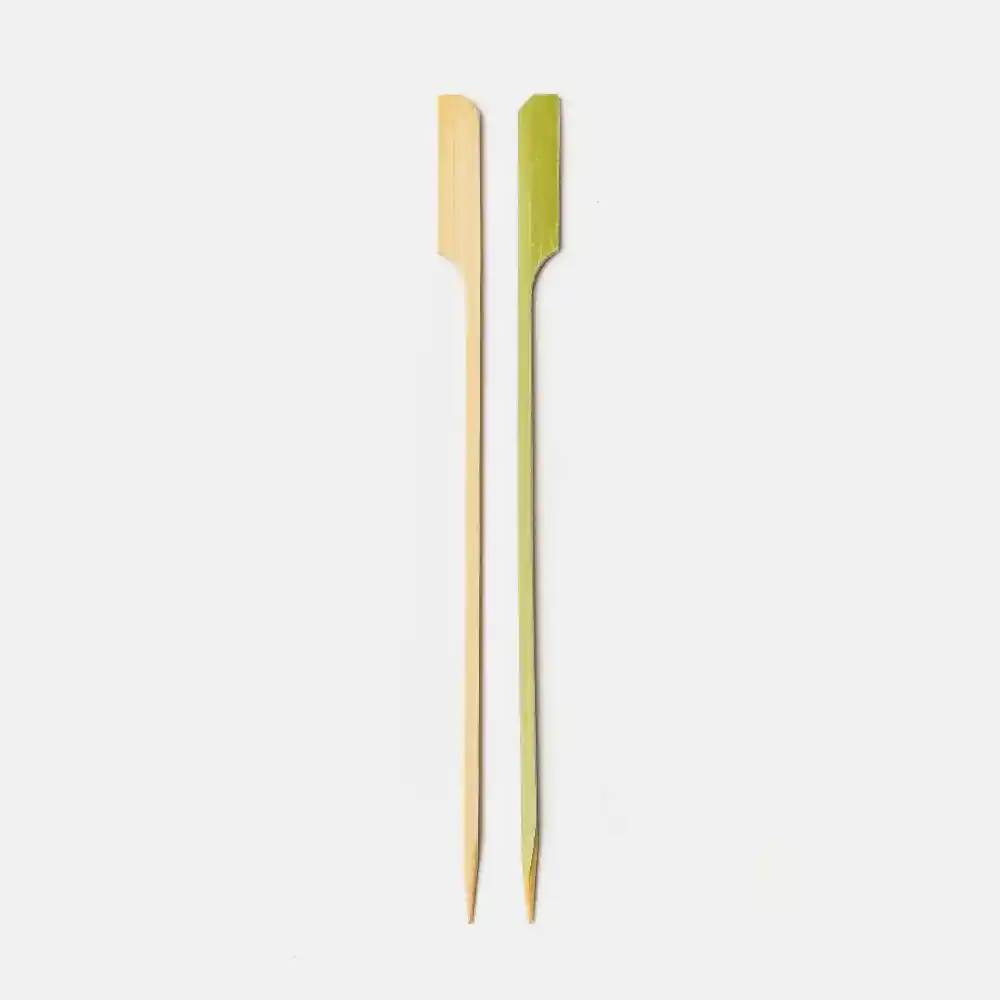 18cm (7") Bamboo Paddle Skewers Teppo Gushi Gun Shape - Eco Leaf Products