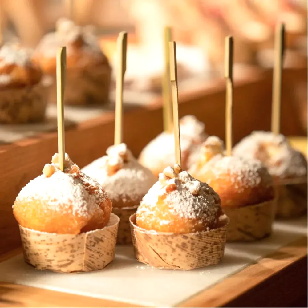 18cm (7") Bamboo Paddle Skewers Teppo Gushi Gun Shape - Eco Leaf Products