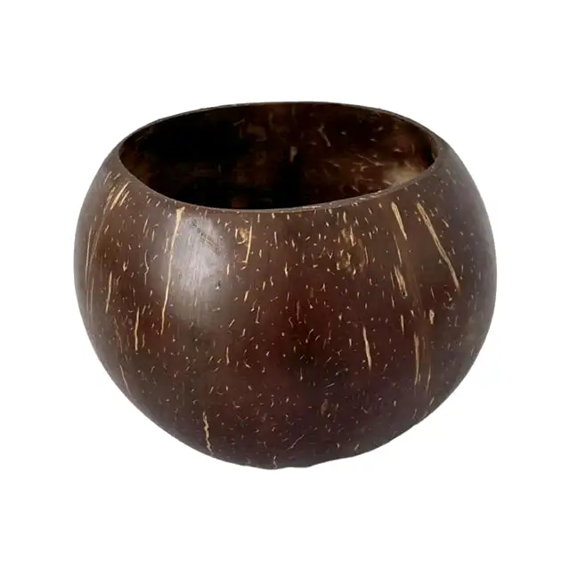 Handmade Polished Coconut Shell 400ml - Eco Leaf Products
