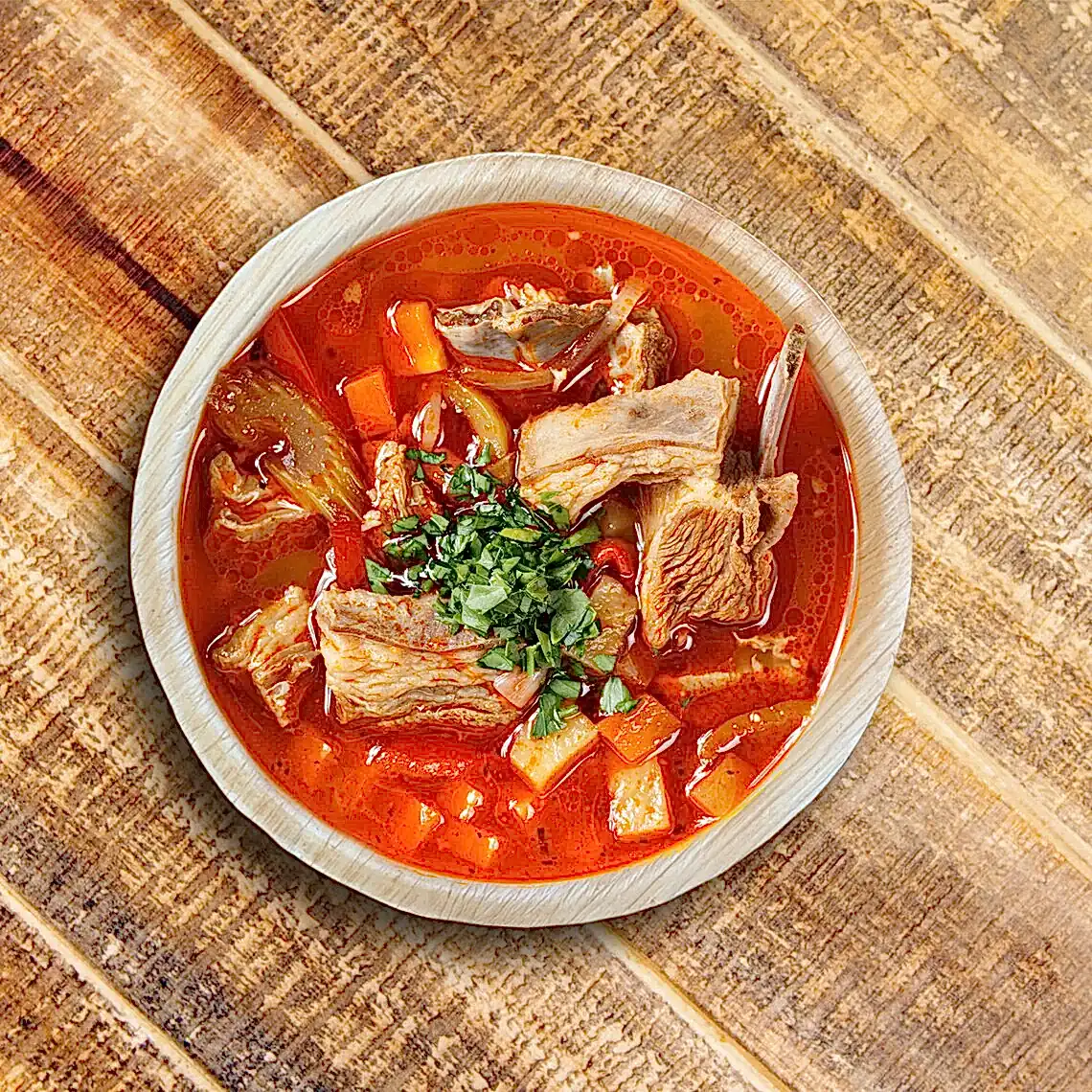 7.5" (19cm) Large Compostable Palm Leaf Bowl - Eco Leaf Products