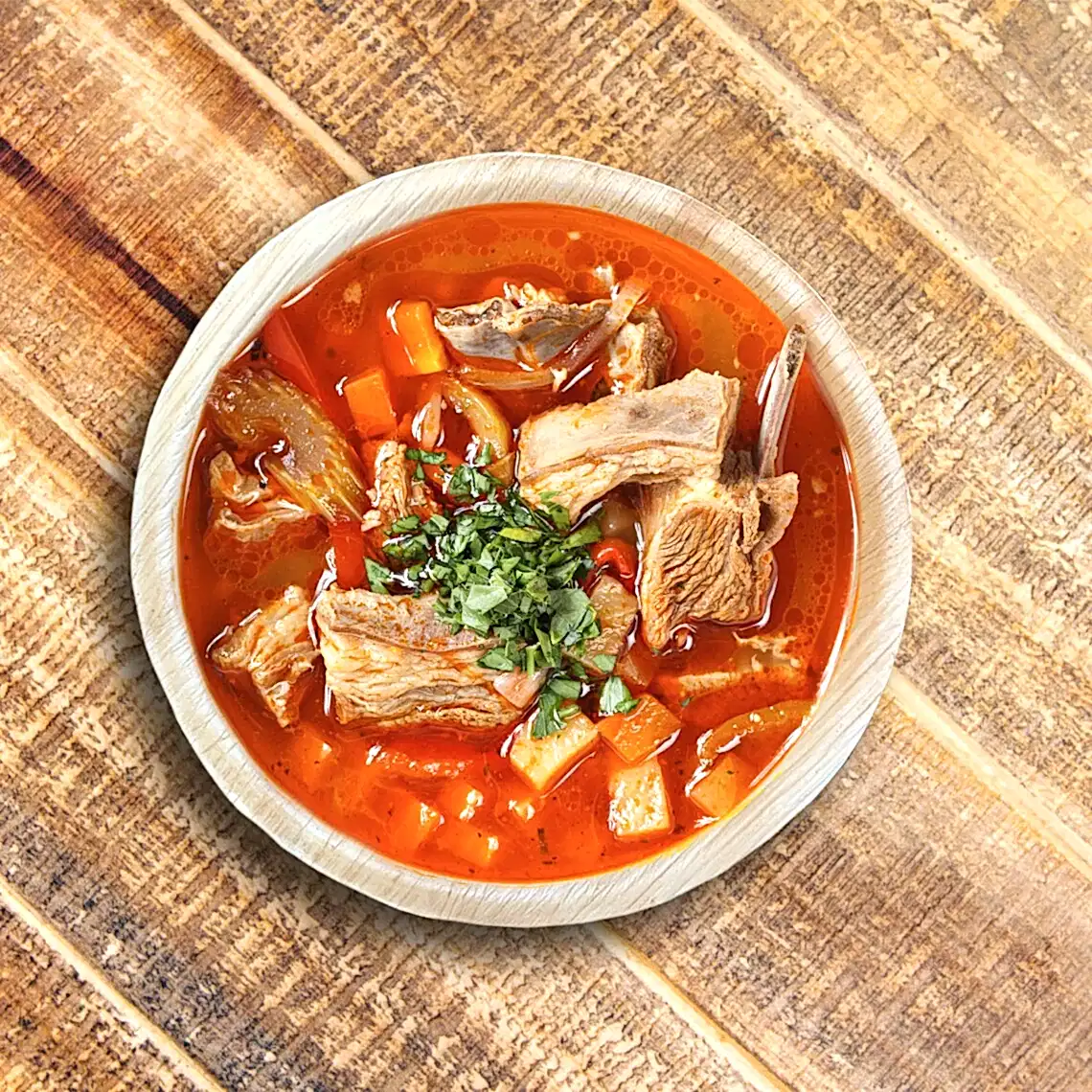 7.5" (19cm) Large Compostable Palm Leaf Bowl - Eco Leaf Products