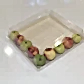 12" x 12" Solid Reusable Wooden Tray With Lid - Eco Leaf Products