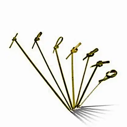 Wooden Bamboo Looped Skewers 9cm - 100 pack - Eco Leaf Products