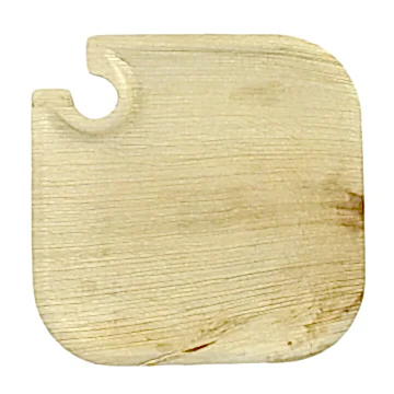 Wine Glass Holder - 8" (20cm) Disposable Bamboo Plates - Eco Leaf Products