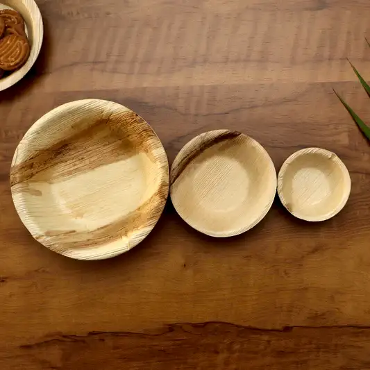 Wholesale Round Palm Leaf Bowls - Eco Leaf Products