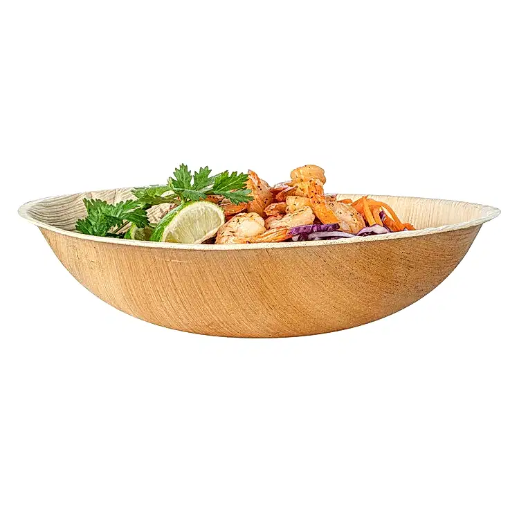 Extra Large 12" (30cm) Compostable Salad Serving Bowl - Eco Leaf Products
