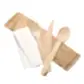 4 in 1 Wooden Disposable Cutlery Pack - Eco Leaf Products