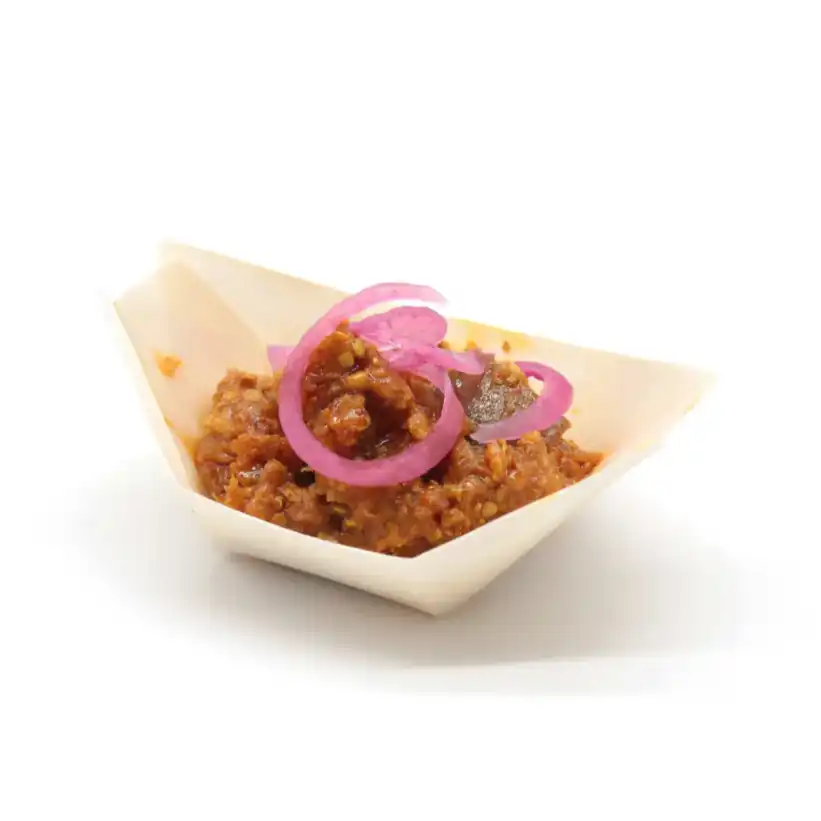 Canape Wooden Food Boats (Pack of 50) - Eco Leaf Products