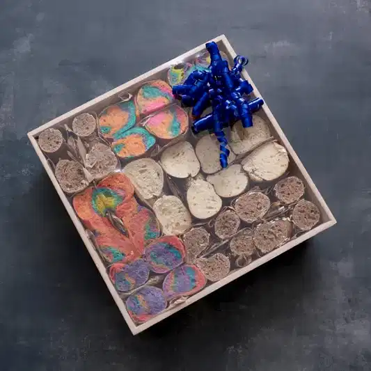 12" x 12" Solid Reusable Wooden Tray With Lid - Eco Leaf Products