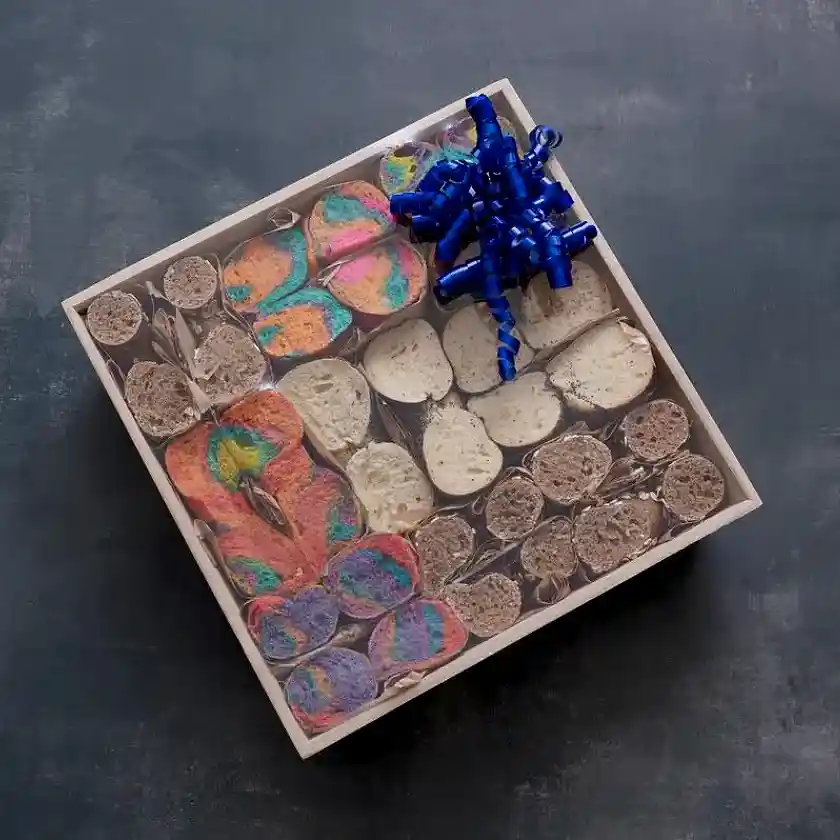 12" x 12" Solid Reusable Wooden Tray With Lid - Eco Leaf Products