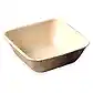 6" (15 cm) Square Disposable Bamboo Bowls - Eco Leaf Products
