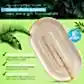 Extra Large 22" x 12" Oval Disposable Palm Leaf Wooden Platter Tray - Eco Leaf Products