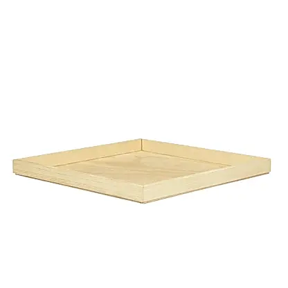 16" x 16" Solid Wood Tray - Eco Leaf Products