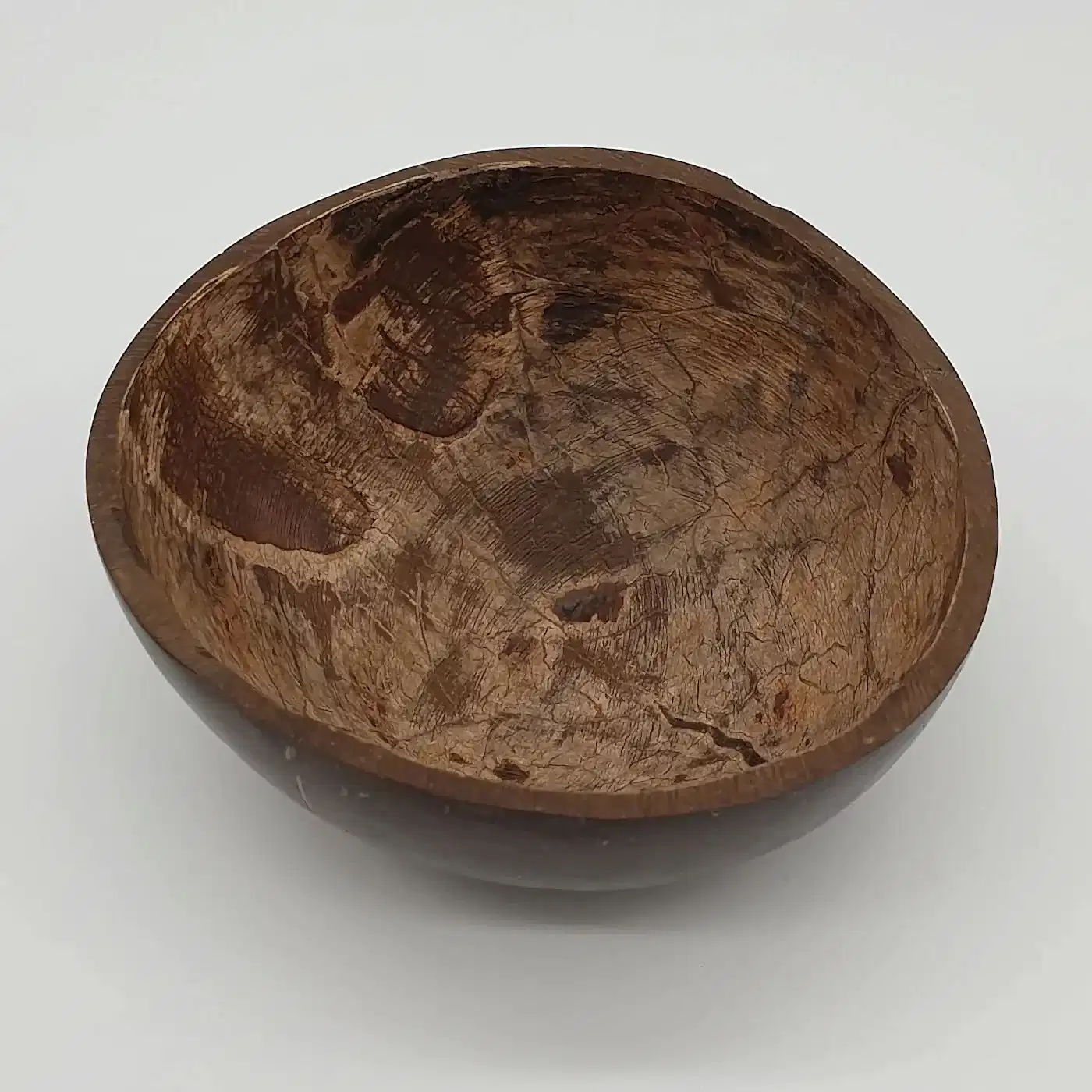 Polished Oval Coconut Shell Bowls 200ml - Eco Leaf Products