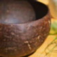 Round Polished Textured Coconut Shell 400ml - Eco Leaf Products