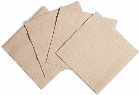 Brown 2-ply Paper Napkins - Eco Leaf Products