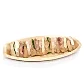 11" x 7" Medium Oval Disposable Bamboo Serving Tray - Eco Leaf Products