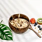 Jumbo Half Polished Natural Coconut Bowls 500ml - Eco Leaf Products