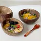 Jumbo Polished Coconut Bowl 500ml - Eco Leaf Products
