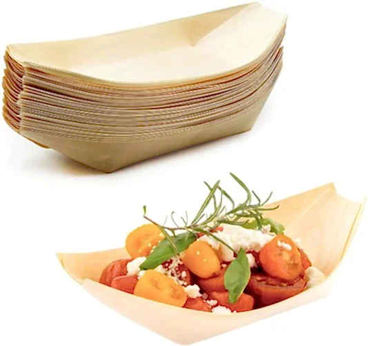 Wholesale Wooden Food Boats - Eco Leaf Products