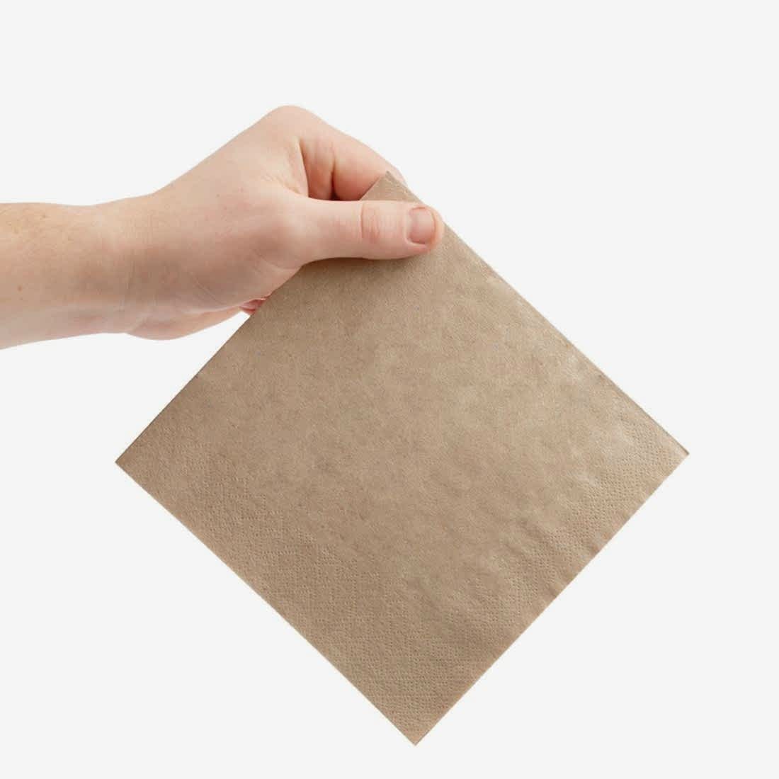 Brown 2-ply Paper Napkins - Eco Leaf Products