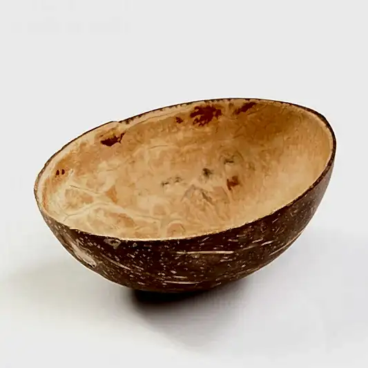 100% Natural Oval Coconut Shell Bowl - Eco Leaf Products