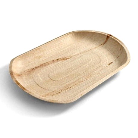 Extra Large 22" x 12" Palm Leaf Platter Tray - Eco Leaf Products